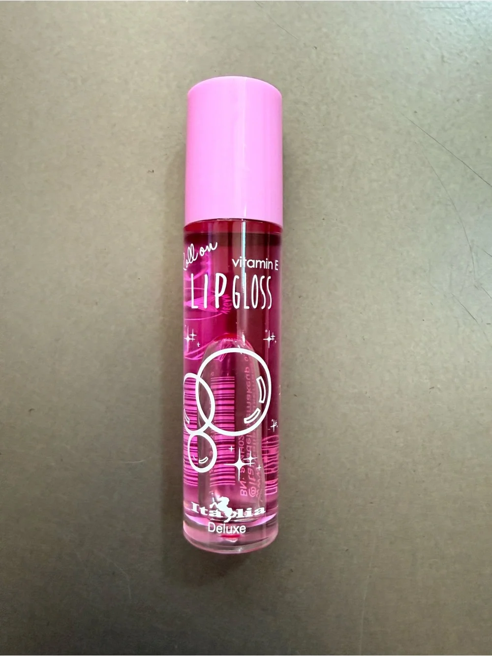 Italia Deluxe Fruity Roll-on Lip Gloss - Bubblegum